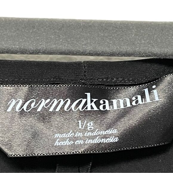 NORMA KAMALI Stretch Sleeveless Shirred Waist Dress L - Picture 5 of 11